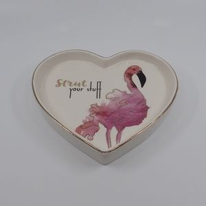 American Atelier Ceramic Heart Small Tray - New